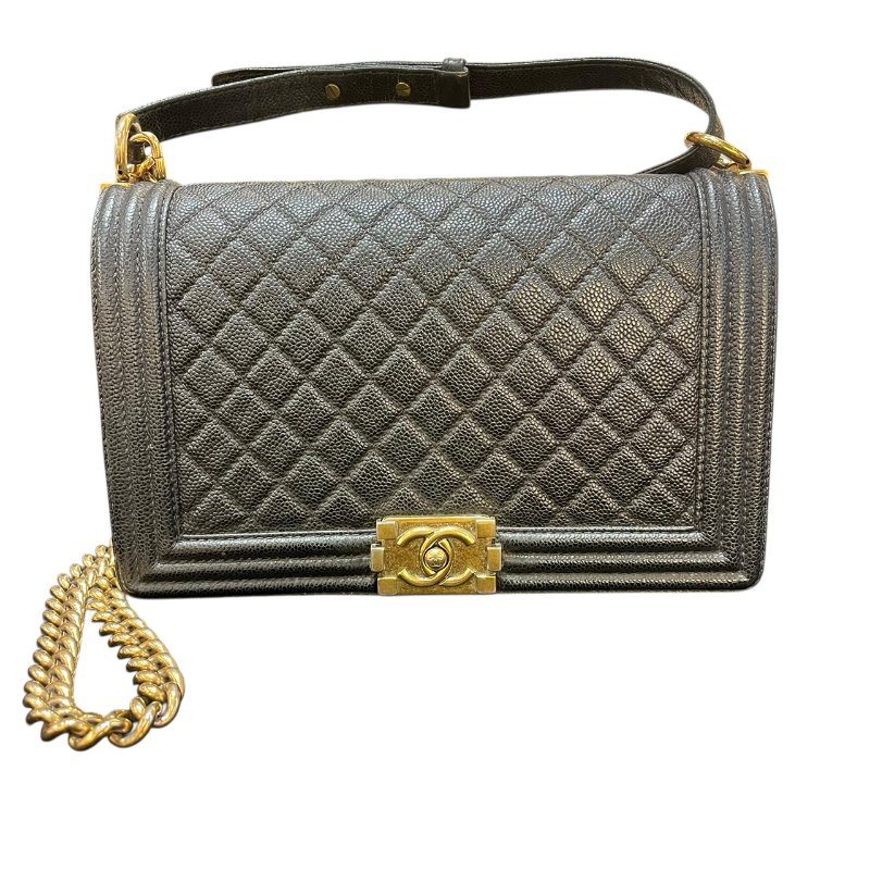 【美收精品】CHANEL黑色BOY 28 5-173-0