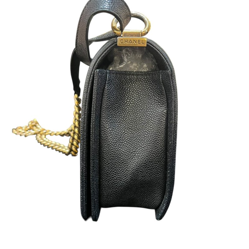 【美收精品】CHANEL黑色BOY 28 5-173-3