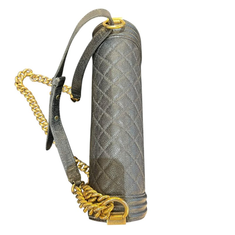 【美收精品】CHANEL黑色BOY 28 5-173-4