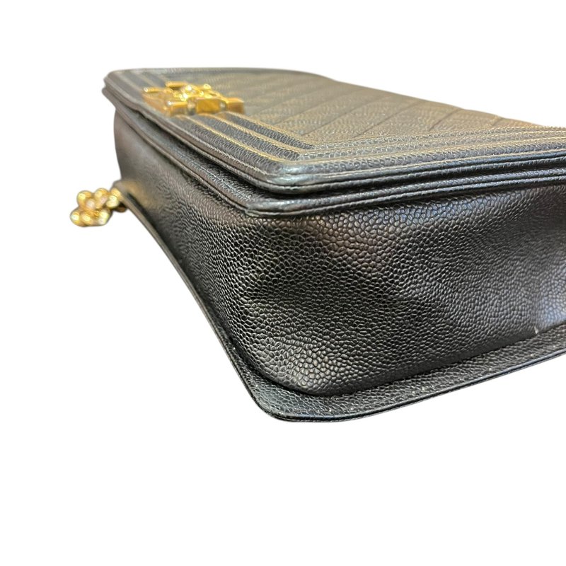 【美收精品】CHANEL黑色BOY 28 5-173-7