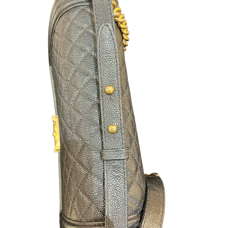 【美收精品】CHANEL黑色BOY 28 5-173-10