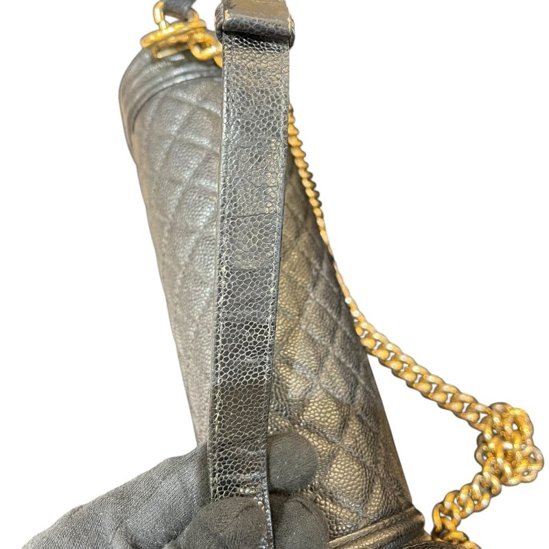 【美收精品】CHANEL黑色BOY 28 5-173-11