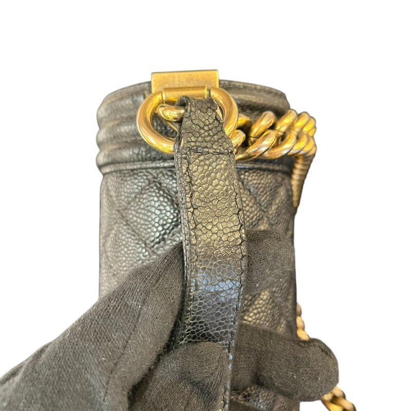 【美收精品】CHANEL黑色BOY 28 5-173-17