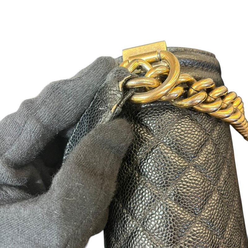 【美收精品】CHANEL黑色BOY 28 5-173-18