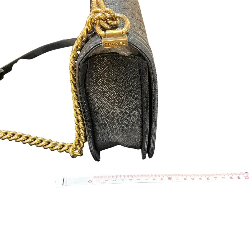 【美收精品】CHANEL黑色BOY 28 5-173-25