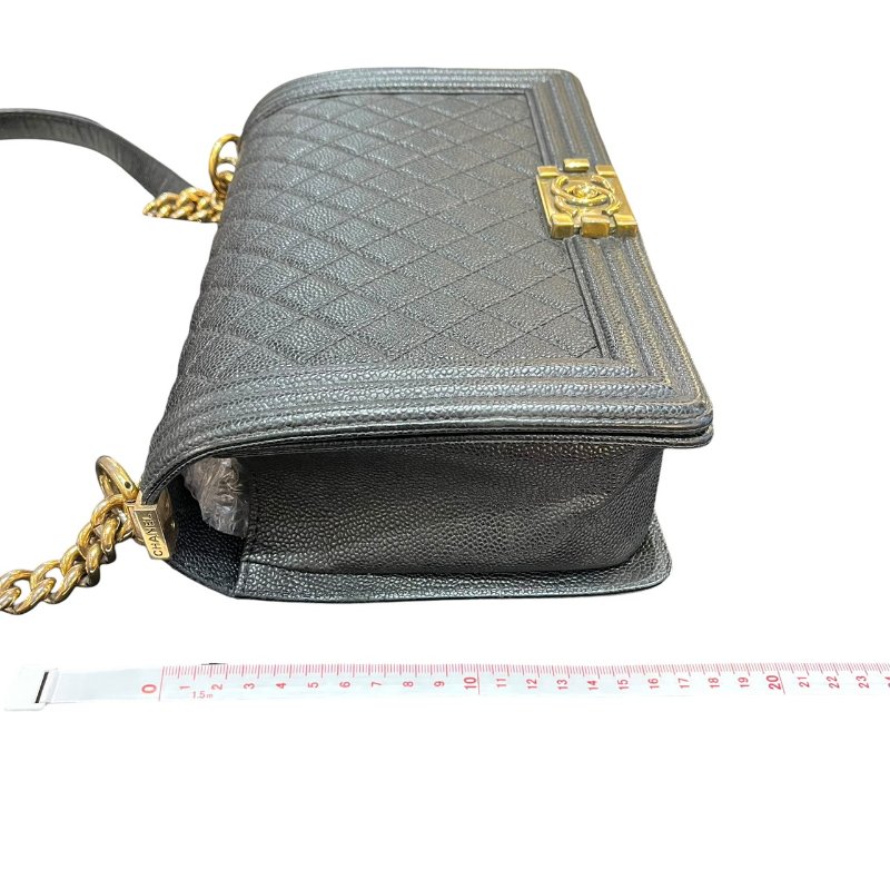 【美收精品】CHANEL黑色BOY 28 5-173-27