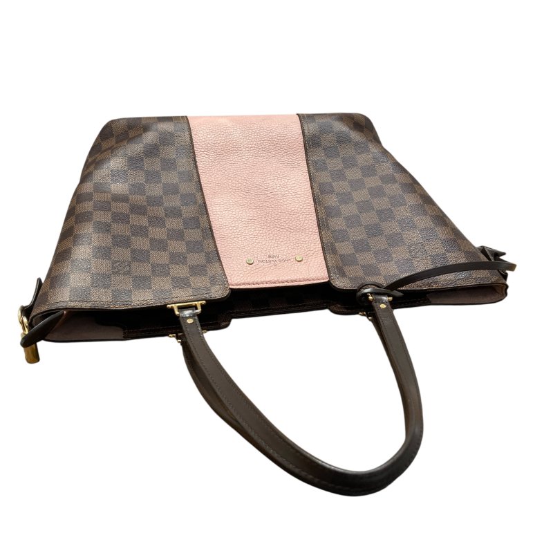 LOUIS VUITTON 路易威登 N44041  DAMIEN JERSE 老花肩背包 帆布 棕色 金釦-5