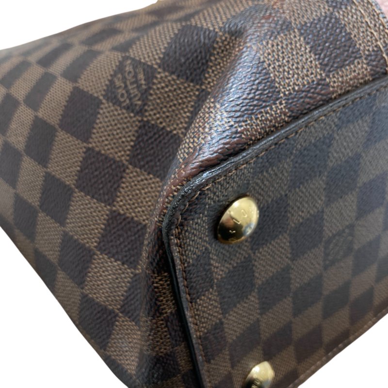 LOUIS VUITTON 路易威登 N44041  DAMIEN JERSE 老花肩背包 帆布 棕色 金釦-7