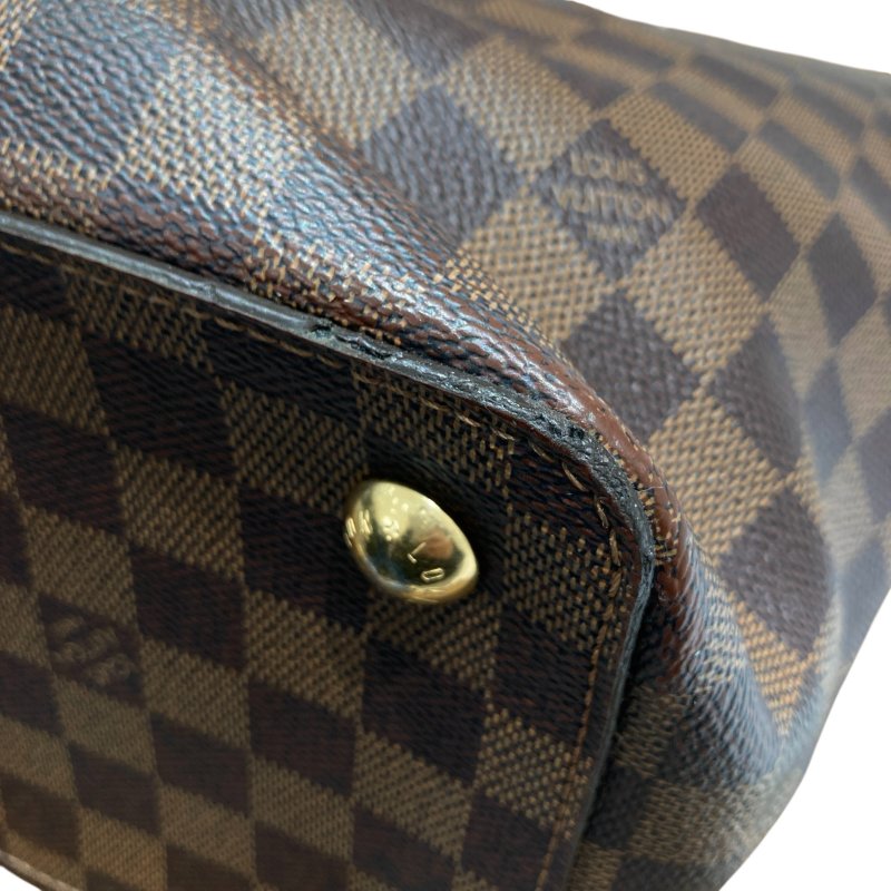 LOUIS VUITTON 路易威登 N44041  DAMIEN JERSE 老花肩背包 帆布 棕色 金釦-8
