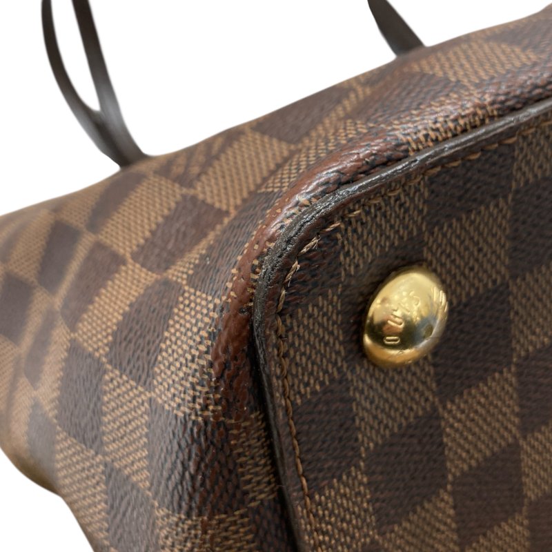 LOUIS VUITTON 路易威登 N44041  DAMIEN JERSE 老花肩背包 帆布 棕色 金釦-9