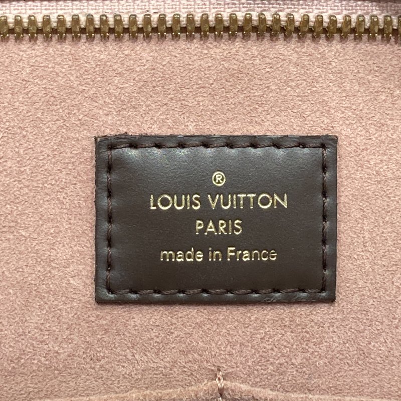 LOUIS VUITTON 路易威登 N44041  DAMIEN JERSE 老花肩背包 帆布 棕色 金釦-18