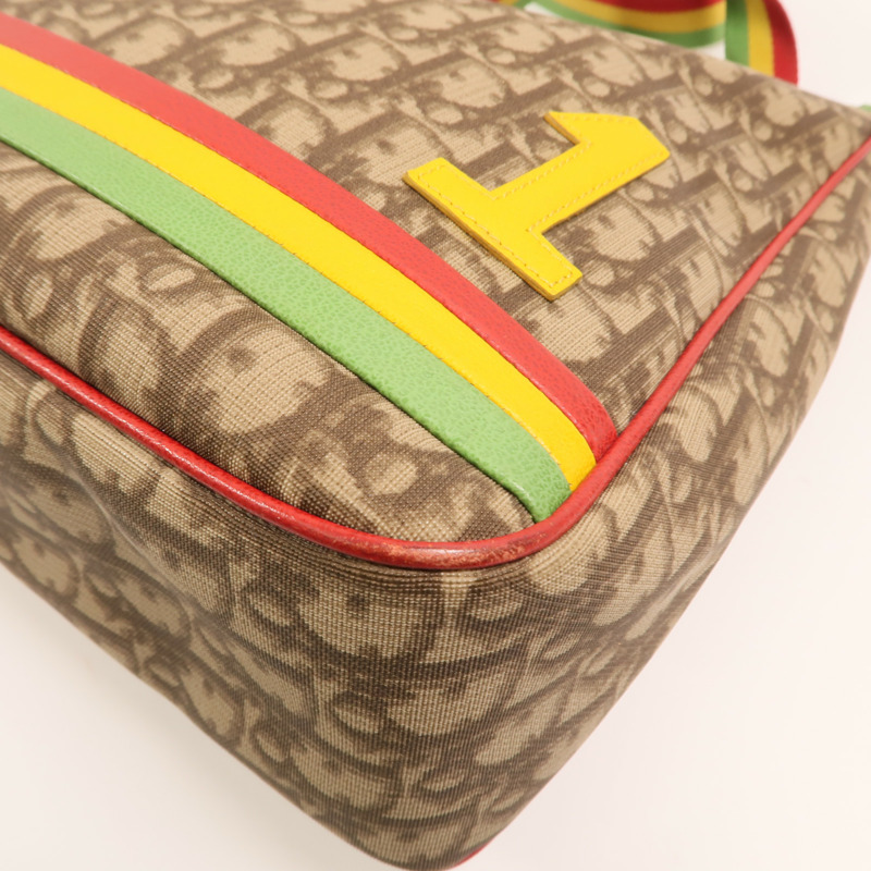 Dior 塗層帆布Rasta Trotter Messenger銀扣肩背袋-8