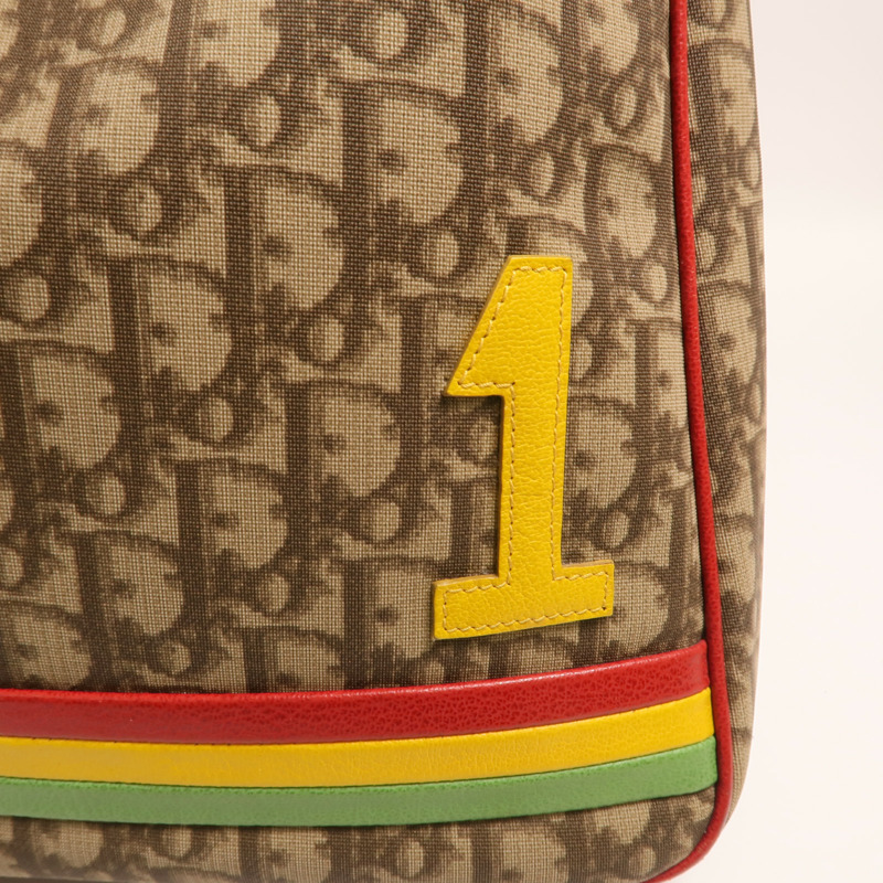 Dior 塗層帆布Rasta Trotter Messenger銀扣肩背袋-12