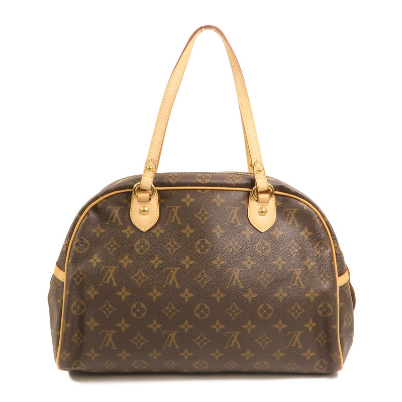 LOUIS VUITTON Monogram Montorgueil GM金扣肩背袋-1
