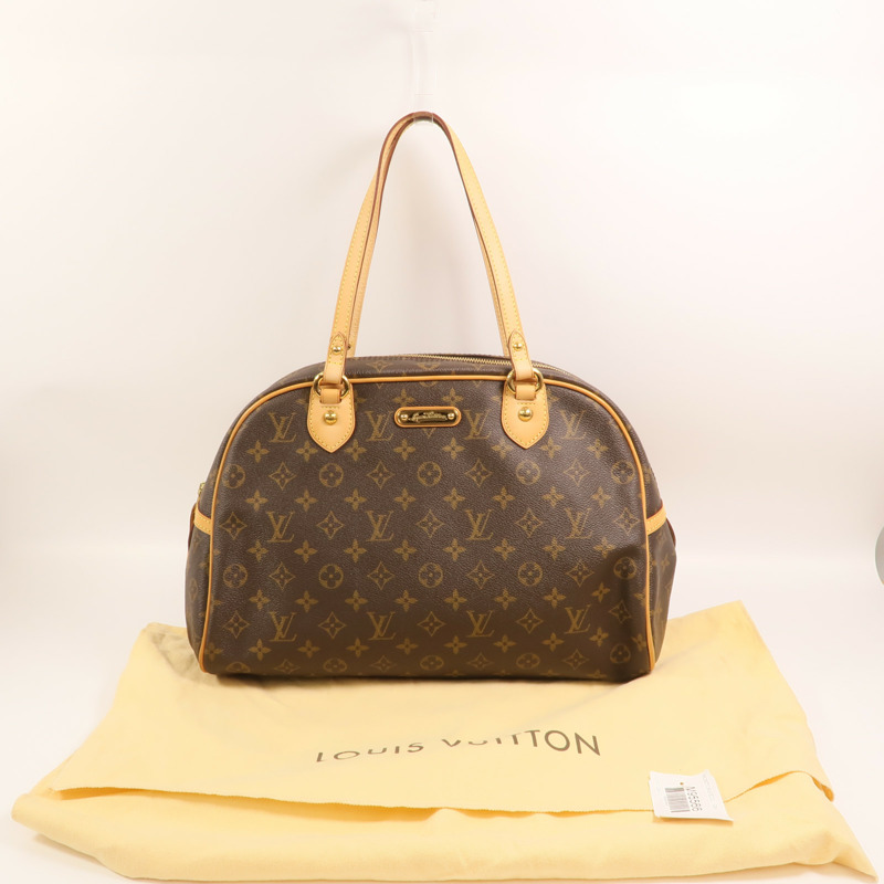 LOUIS VUITTON Monogram Montorgueil GM金扣肩背袋-8