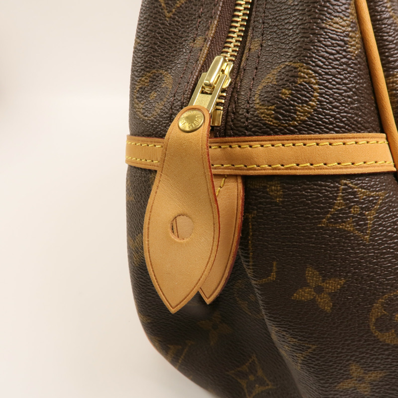 LOUIS VUITTON Monogram Montorgueil GM金扣肩背袋-14