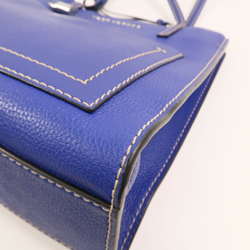 MARC JACOBS 牛皮皮革Shoulder Tote銀扣肩背袋-11