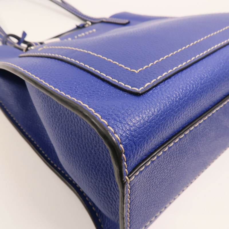 MARC JACOBS 牛皮皮革Shoulder Tote銀扣肩背袋-12