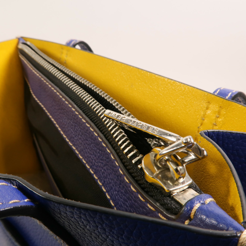 MARC JACOBS 牛皮皮革Shoulder Tote銀扣肩背袋-15