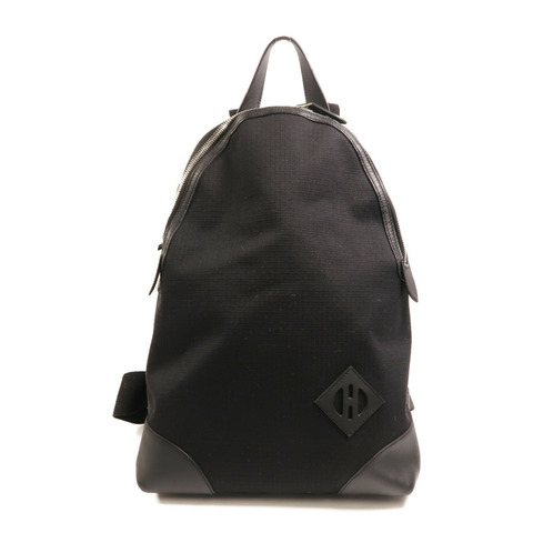 HERMES 【Hermes Fair】帆布/Swift皮革Allback backpack銀扣背包