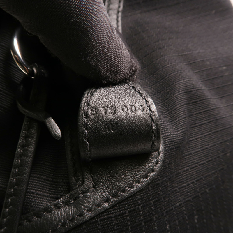 HERMES 帆布/Swift皮革Allback backpack銀扣背包-7