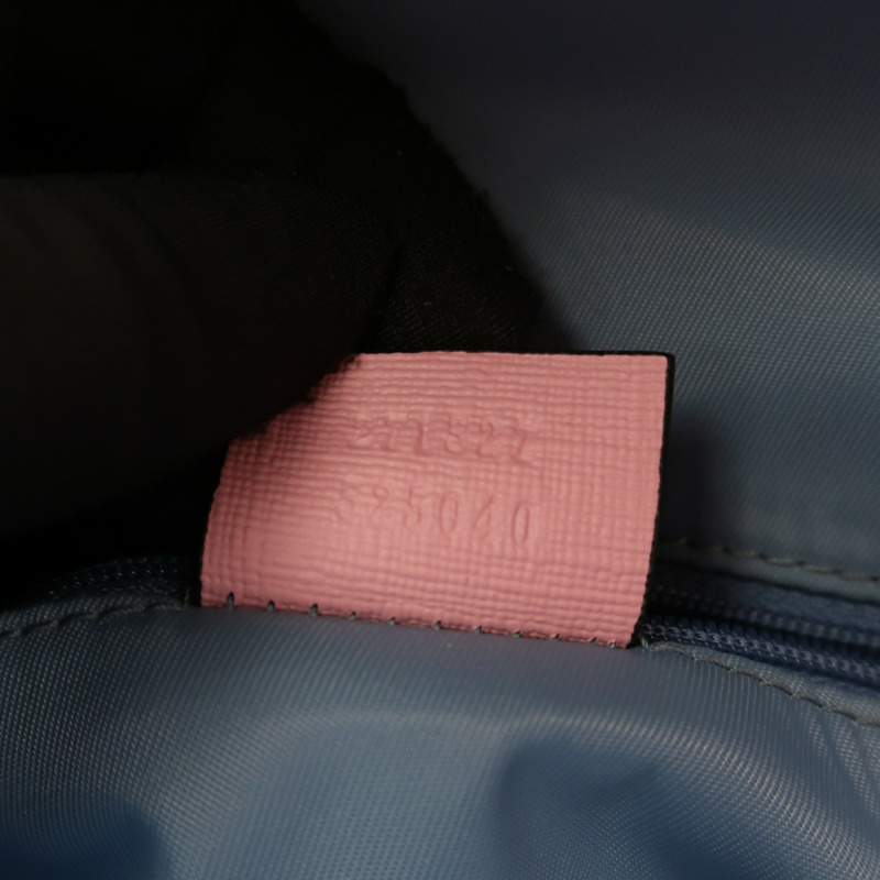 GUCCI 塗層帆布Backpack銀扣背包-6