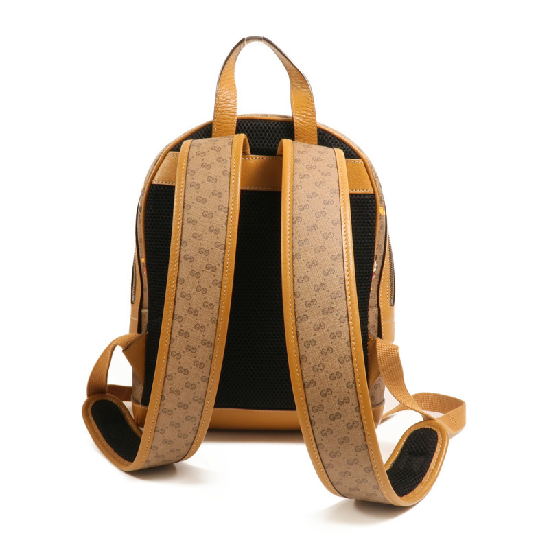 GUCCI 塗層帆布Disney x Gucci Backpack金扣背包-1