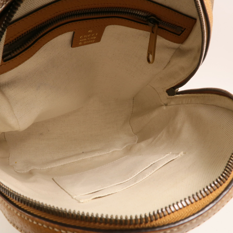 GUCCI 塗層帆布Disney x Gucci Backpack金扣背包-4