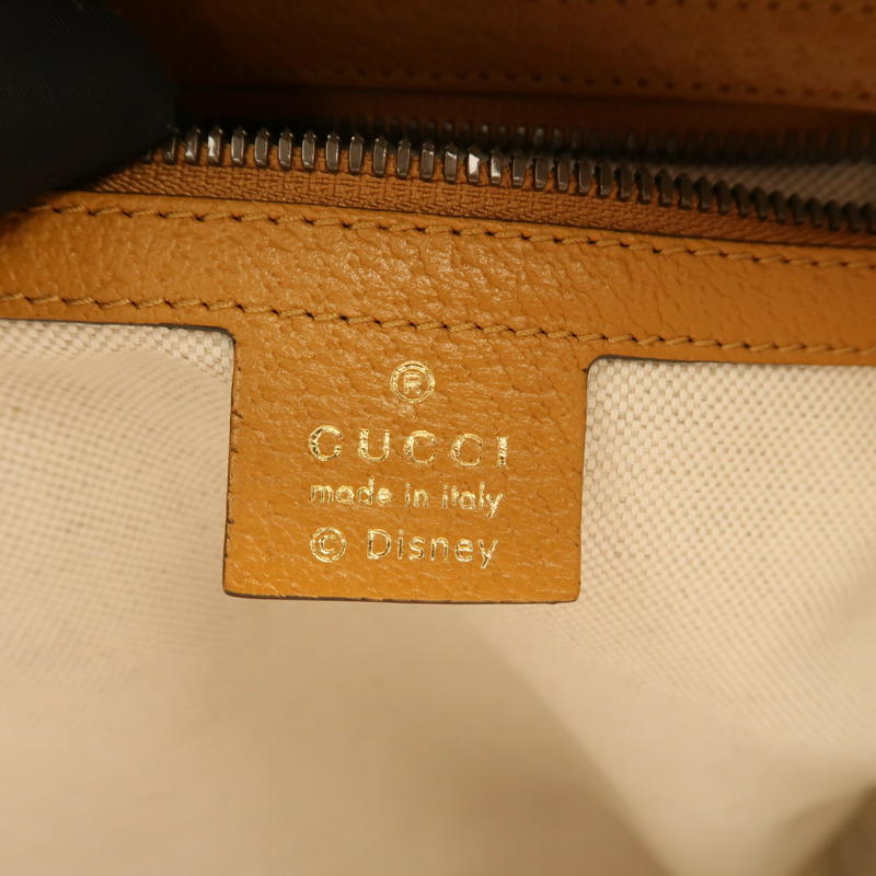 GUCCI 塗層帆布Disney x Gucci Backpack金扣背包-5