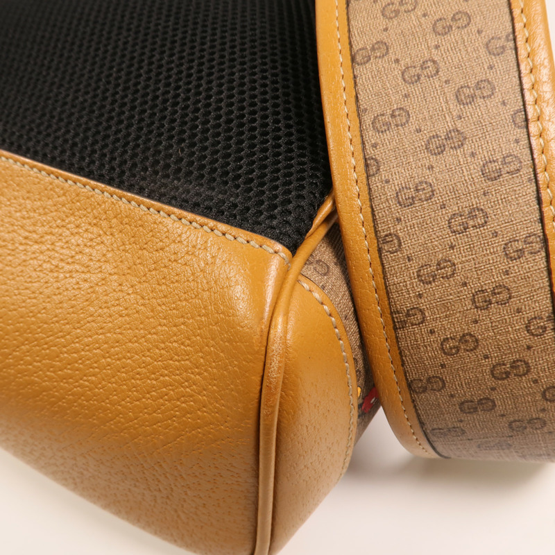 GUCCI 塗層帆布Disney x Gucci Backpack金扣背包-11