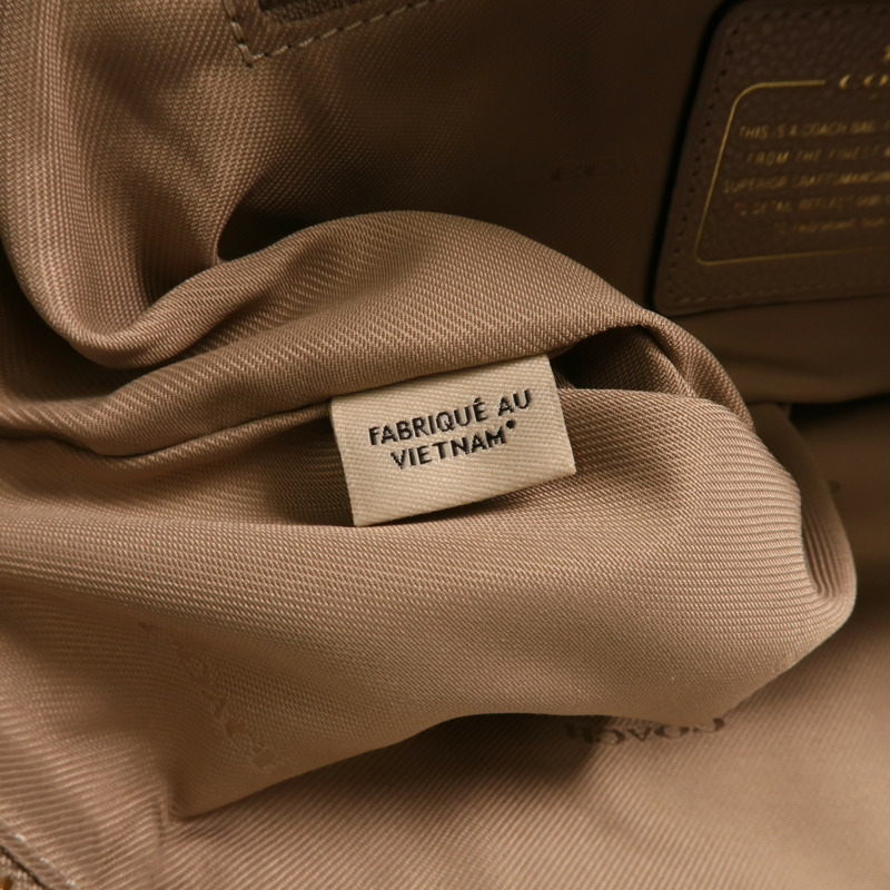 COACH 牛皮皮革2 Way Shoulder金扣手挽肩背兩用袋-6