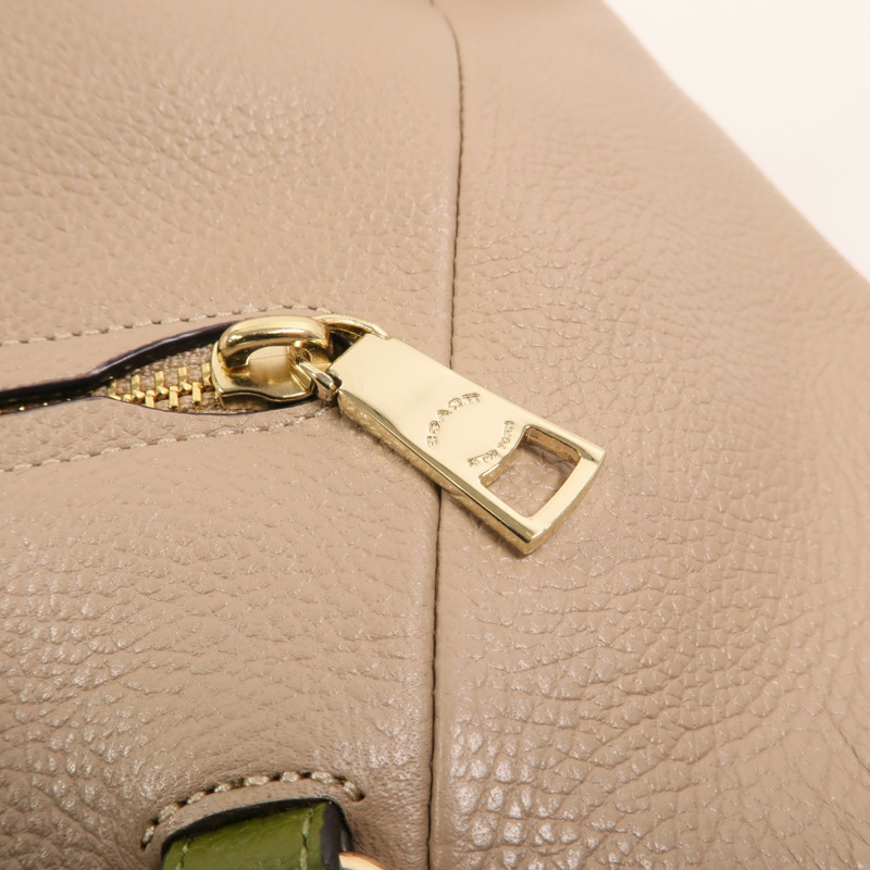 COACH 牛皮皮革2 Way Shoulder金扣手挽肩背兩用袋-15