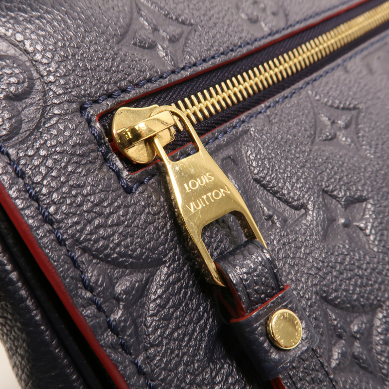 LOUIS VUITTON Monogram Empreinte Pochette Metis金扣手挽肩背兩用袋-10