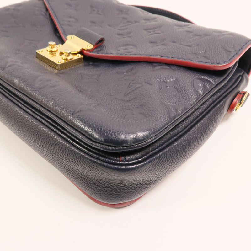 LOUIS VUITTON Monogram Empreinte Pochette Metis金扣手挽肩背兩用袋-13