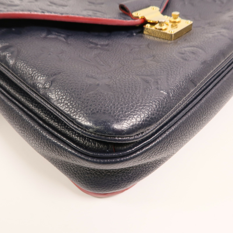 LOUIS VUITTON Monogram Empreinte Pochette Metis金扣手挽肩背兩用袋-14