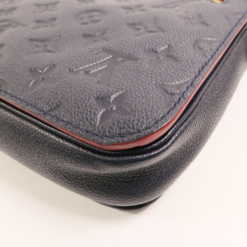 LOUIS VUITTON Monogram Empreinte Pochette Metis金扣手挽肩背兩用袋-15