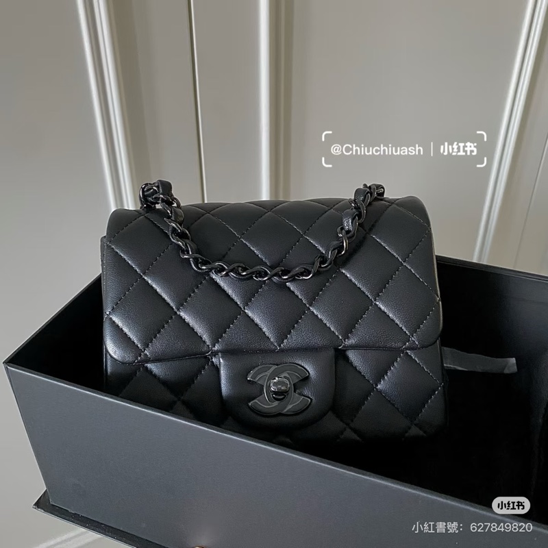 ෆ Chanel Soblack 全黑方胖-2