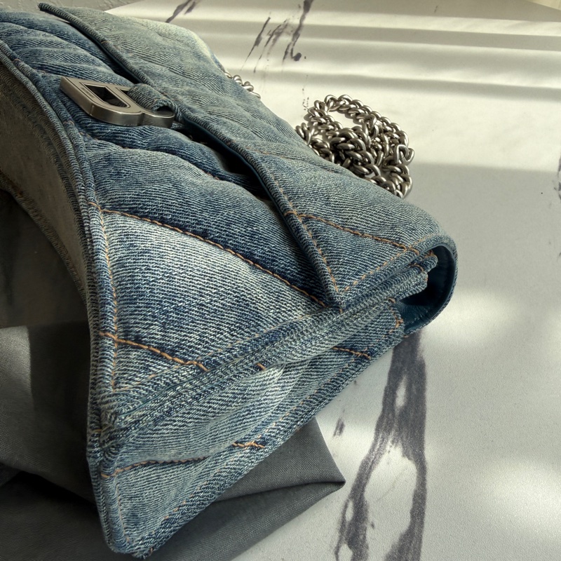 balenciaga 超級好看的牛仔沙漏包-3