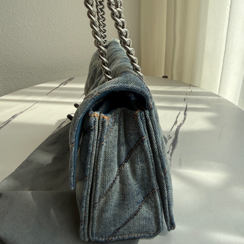 balenciaga 超級好看的牛仔沙漏包-6