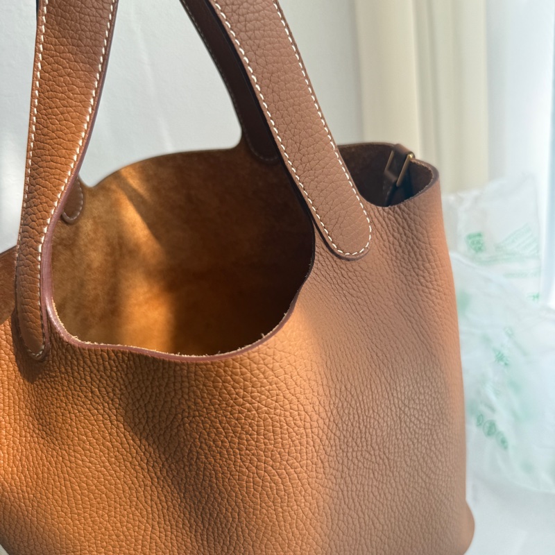 愛馬仕菜籃子金棕金22-11