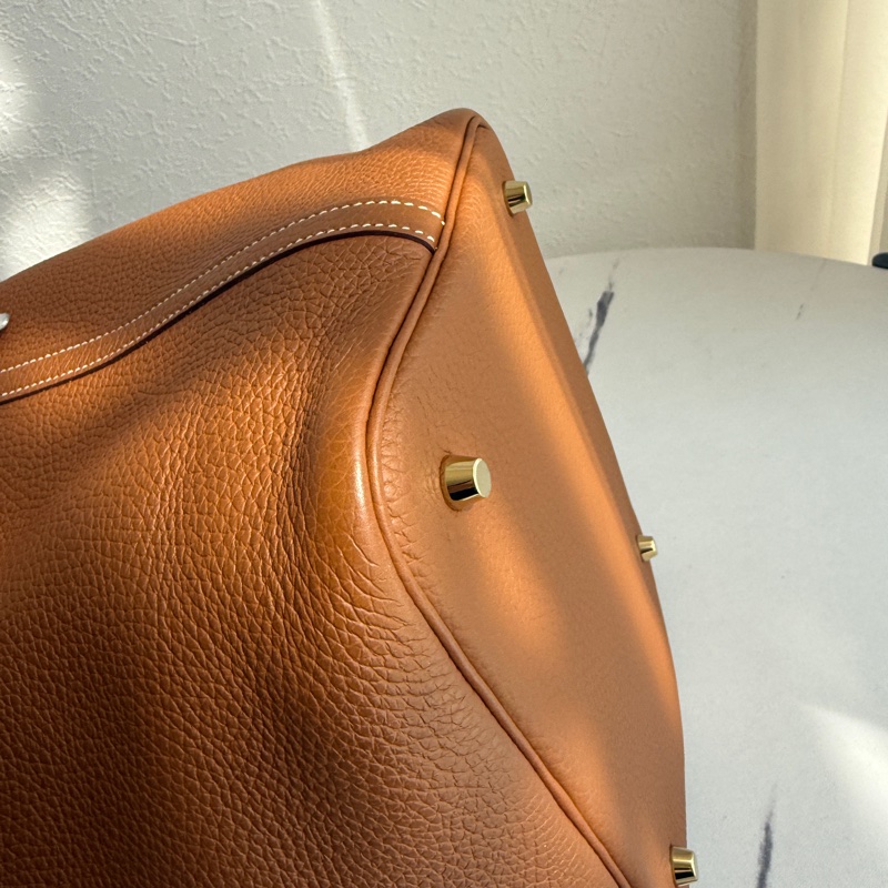 愛馬仕菜籃子金棕金22-16