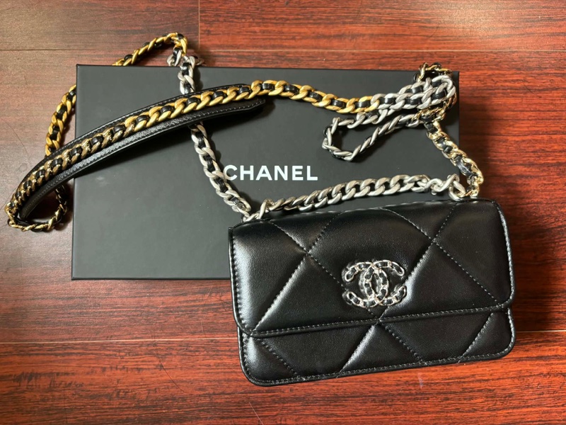 CHANEL 19 Mini WOC 經典小香鏈條款-0