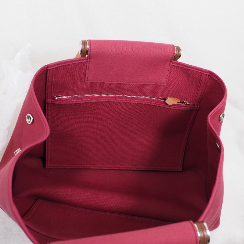 Hermes Cabag 38 Canvas 愛馬仕帆布單肩包托特包-4