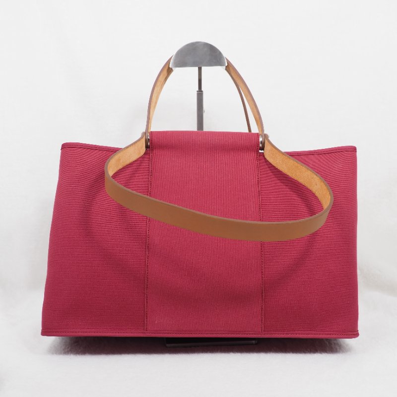 Hermes Cabag 38 Canvas 愛馬仕帆布單肩包托特包-6