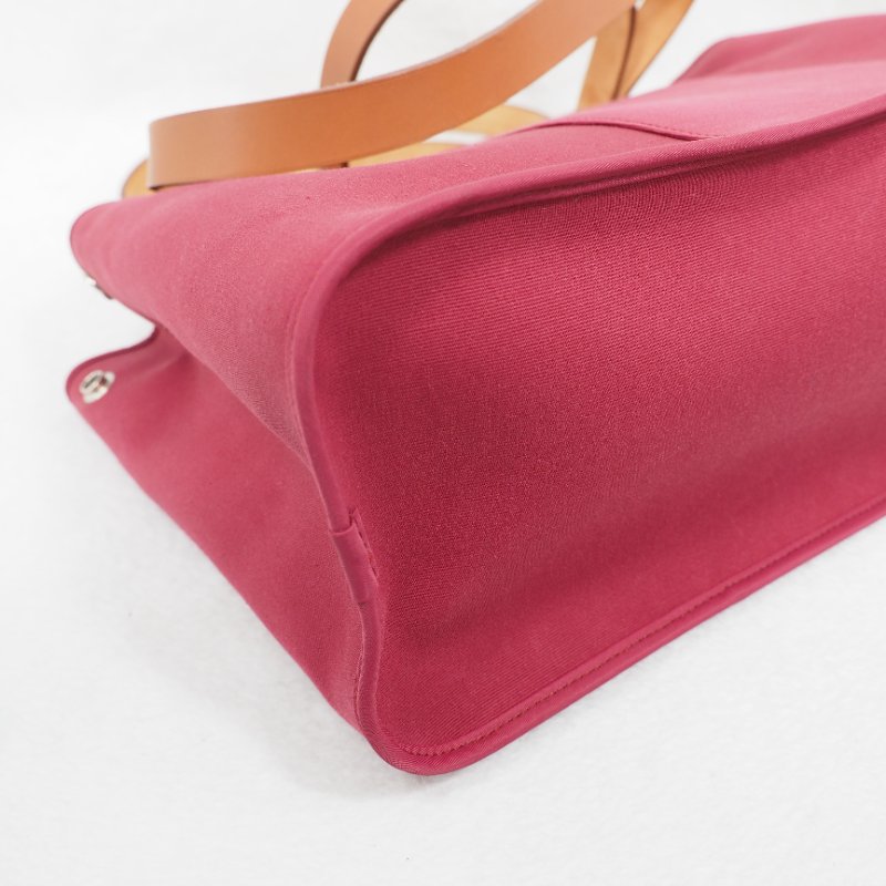 Hermes Cabag 38 Canvas 愛馬仕帆布單肩包托特包-12