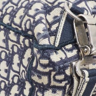 Christian Dior DiorCamp Oblique Backpack 迪奧藍色老花提花郵差背包雙肩包-36