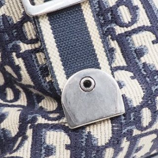 Christian Dior DiorCamp Oblique Backpack 迪奧藍色老花提花郵差背包雙肩包-37