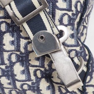 Christian Dior DiorCamp Oblique Backpack 迪奧藍色老花提花郵差背包雙肩包-39