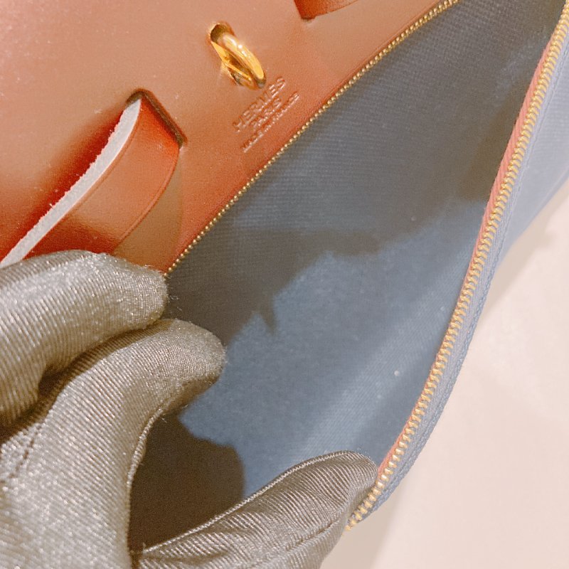 TW4782	Hermes 愛馬仕小號經典兩用包包 Herbag 31 Canvas Rouge H x Bleu Nuit x GHW-15