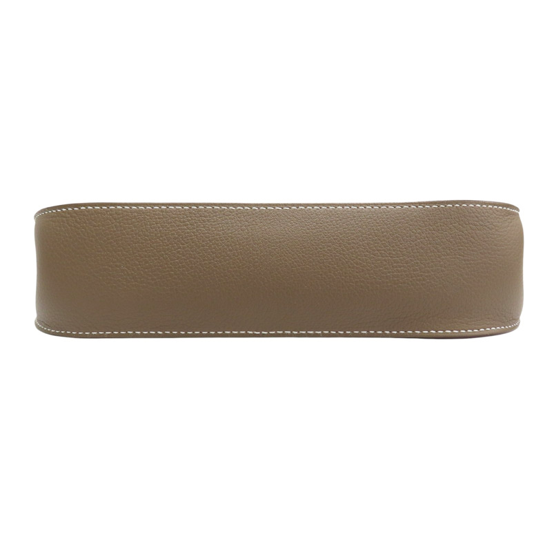 大象灰 Evercolor牛革 Mini Jypsiere 肩背包 B刻 銀釦【HERMES 愛馬仕】-3